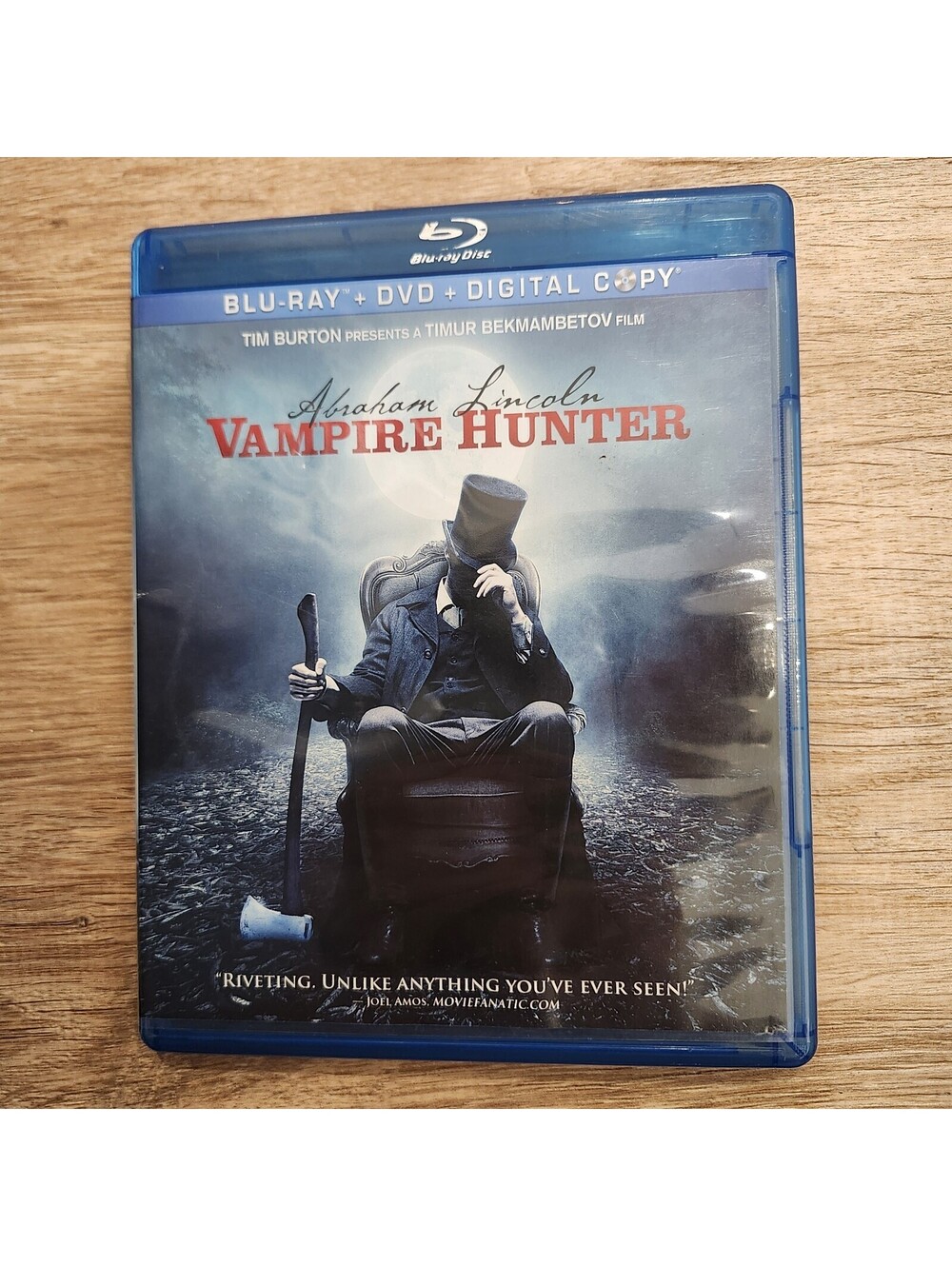 Abraham Lincoln: Vampire Hunter [Blu-ray] - DVD - Rufus Sewell - Clean!